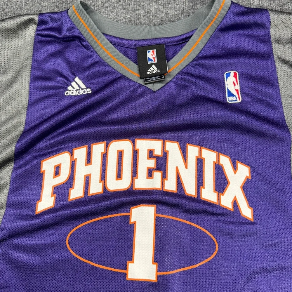 Amare Stoudemire 1 Phoenix Suns Adidas Jersey Mens XL‎ Purple Basketball NBA